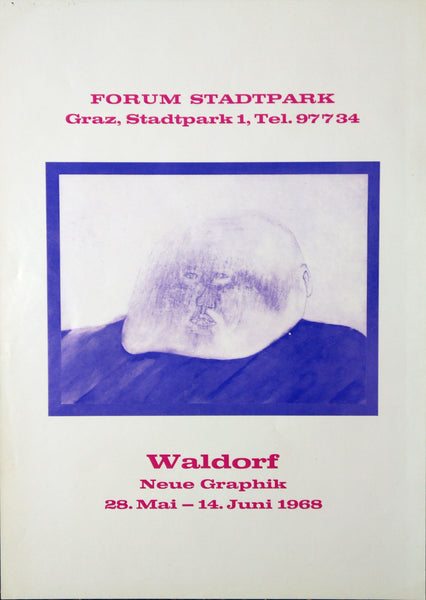 Ausstellungsplakat „Waldorf. Neue Graphik“