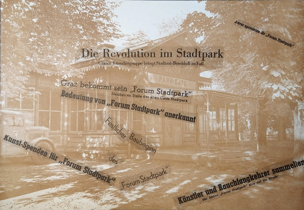 Gründungsplakat Forum Stadtpark