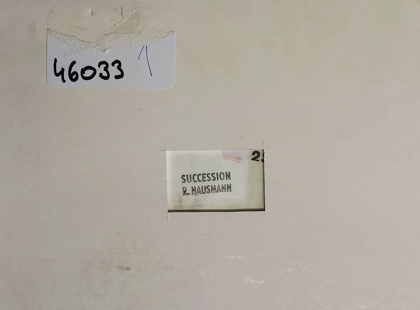 Blick in den Rasierspiegel