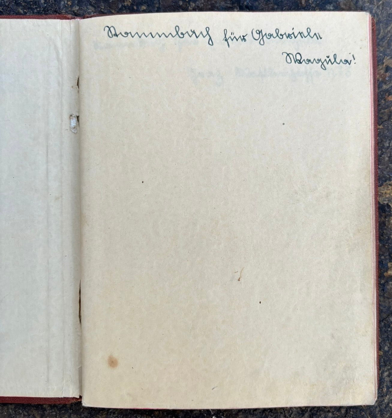 Stammbuch an Gabriele Wagula