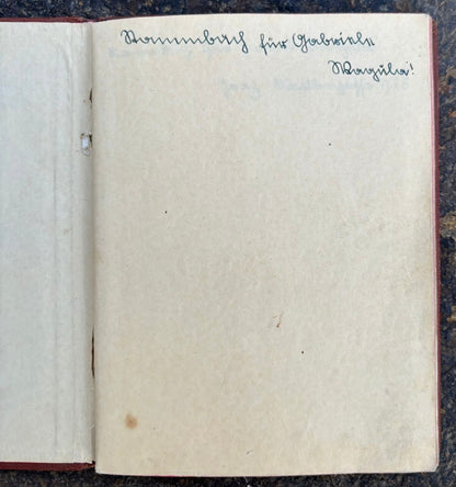 Stammbuch an Gabriele Wagula