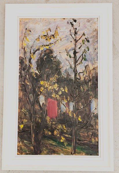 Blick aus dem Atelier in den Garten