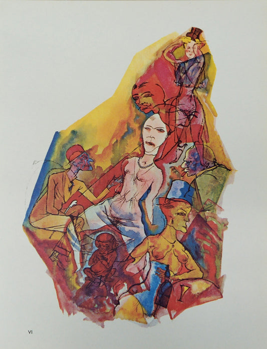 Farb-Offsetlithografie aus „Ecce Homo“