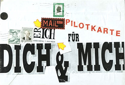 Mail Art Pilotkarte – für dich und mich