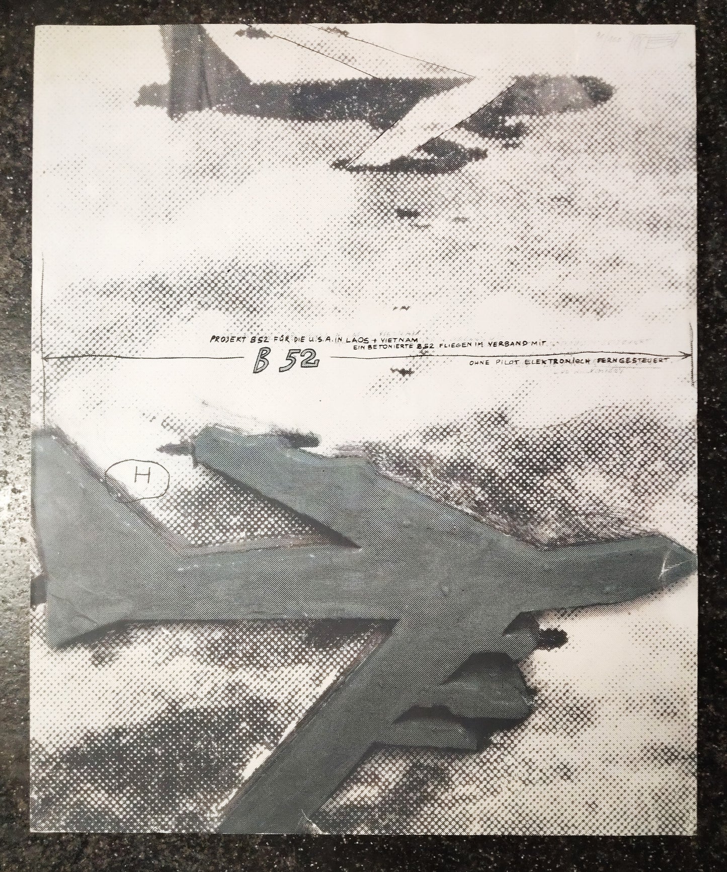 B 52 betoniert