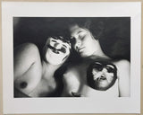 2 Mädchen mit Schnurrbart