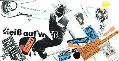 Mail Art Kunst ist Angriff – Franz Ost Notwehrgenie