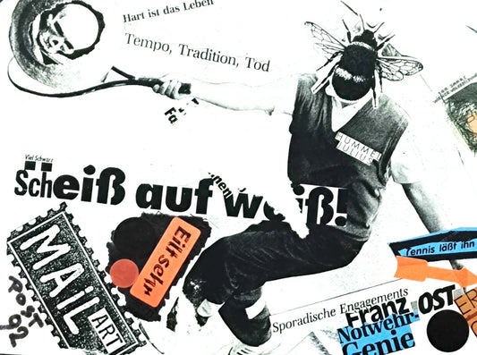 Mail Art Kunst ist Angriff – Franz Ost Notwehrgenie