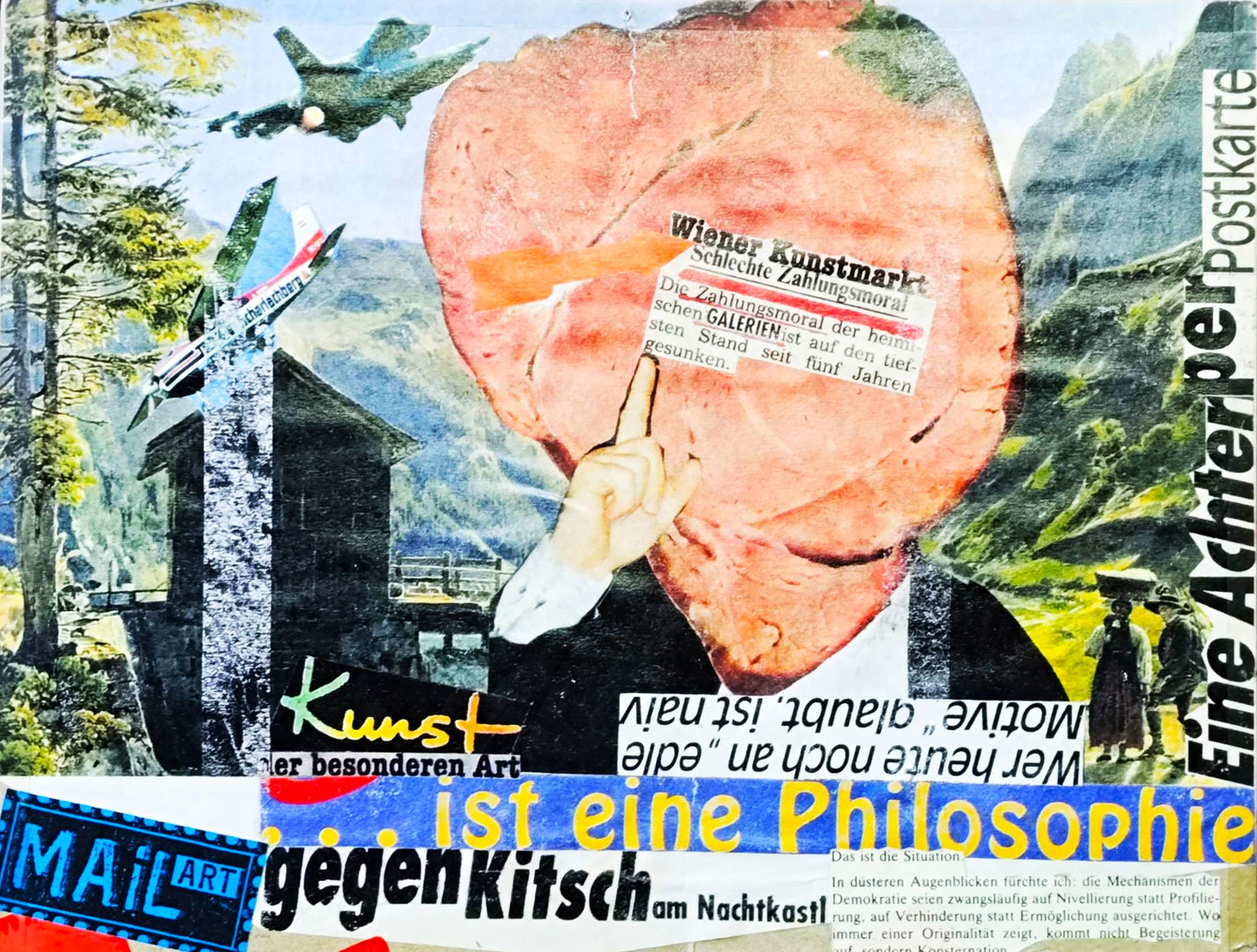 Mail Art gegen Kitsch am Nachtkastl – Wiener Kunstmarkt schlechte Zahlungsmoral