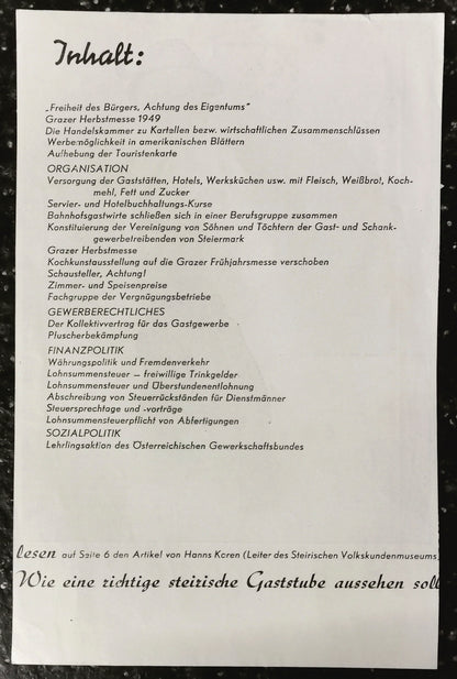Steiermark 1949 und Grüße aus der Steiermark