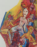 Farb-Offsetlithografie aus „Ecce Homo“