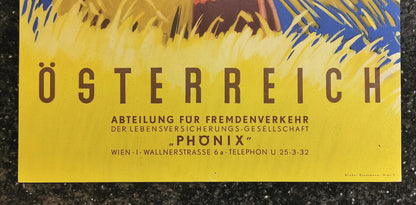 Österreich – Vintage-Plakat