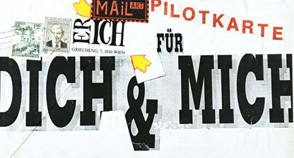 Mail Art Pilotkarte – für dich und mich