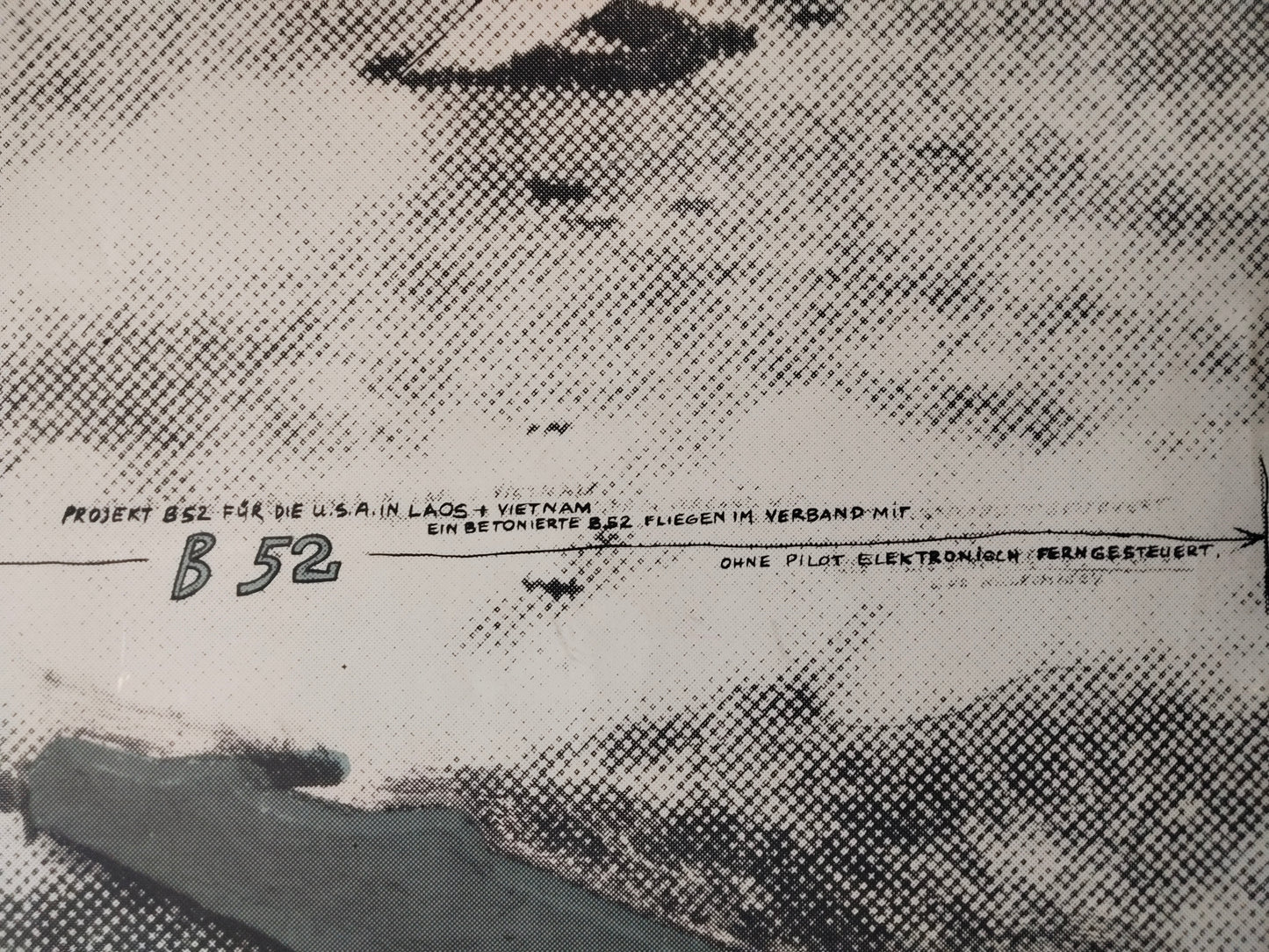 B 52 betoniert