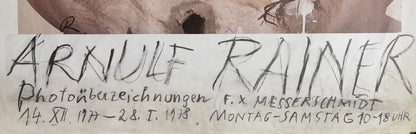 Plakat: Photoüberzeichnungen F. X. Messerschmidt