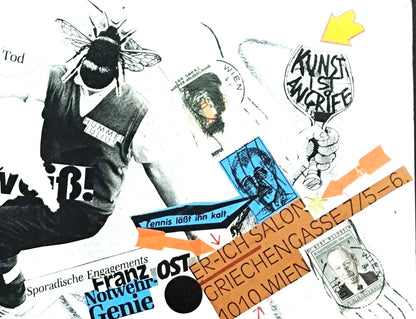 Mail Art Kunst ist Angriff – Franz Ost Notwehrgenie