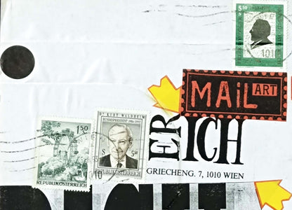 Mail Art Pilotkarte – für dich und mich
