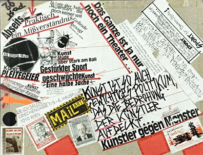 Mail Art gegen Kitsch am Nachtkastl – Wiener Kunstmarkt schlechte Zahlungsmoral