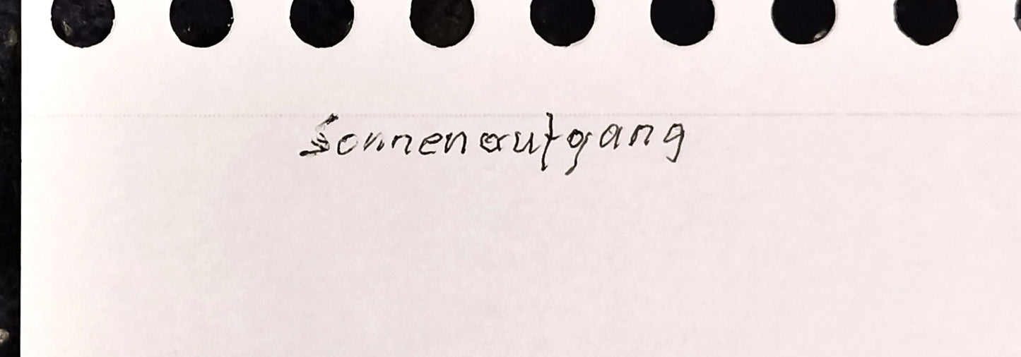 Sonnenaufgang