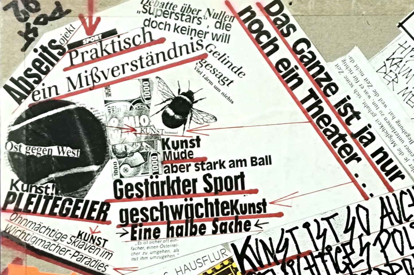 Mail Art gegen Kitsch am Nachtkastl – Wiener Kunstmarkt schlechte Zahlungsmoral