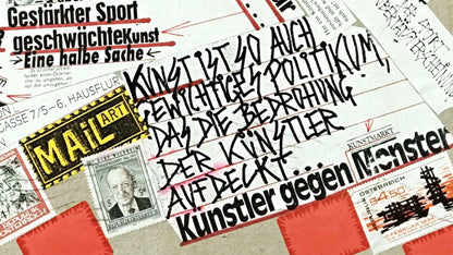 Mail Art gegen Kitsch am Nachtkastl – Wiener Kunstmarkt schlechte Zahlungsmoral