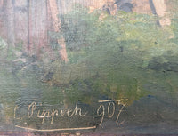 impressionistisches Gehöft