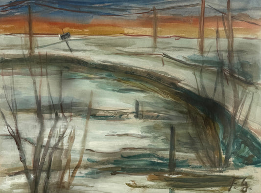o.T / dynamische Landschaft