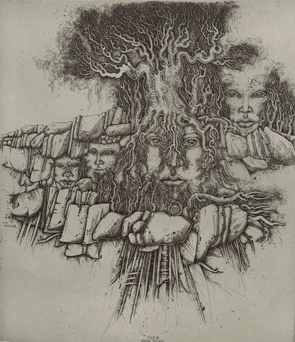 o.T / Baumgesichter