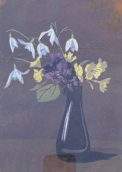 Frühlingsblumen in Vase