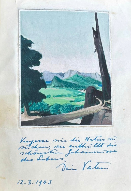 Stammbuch an Gabriele Wagula