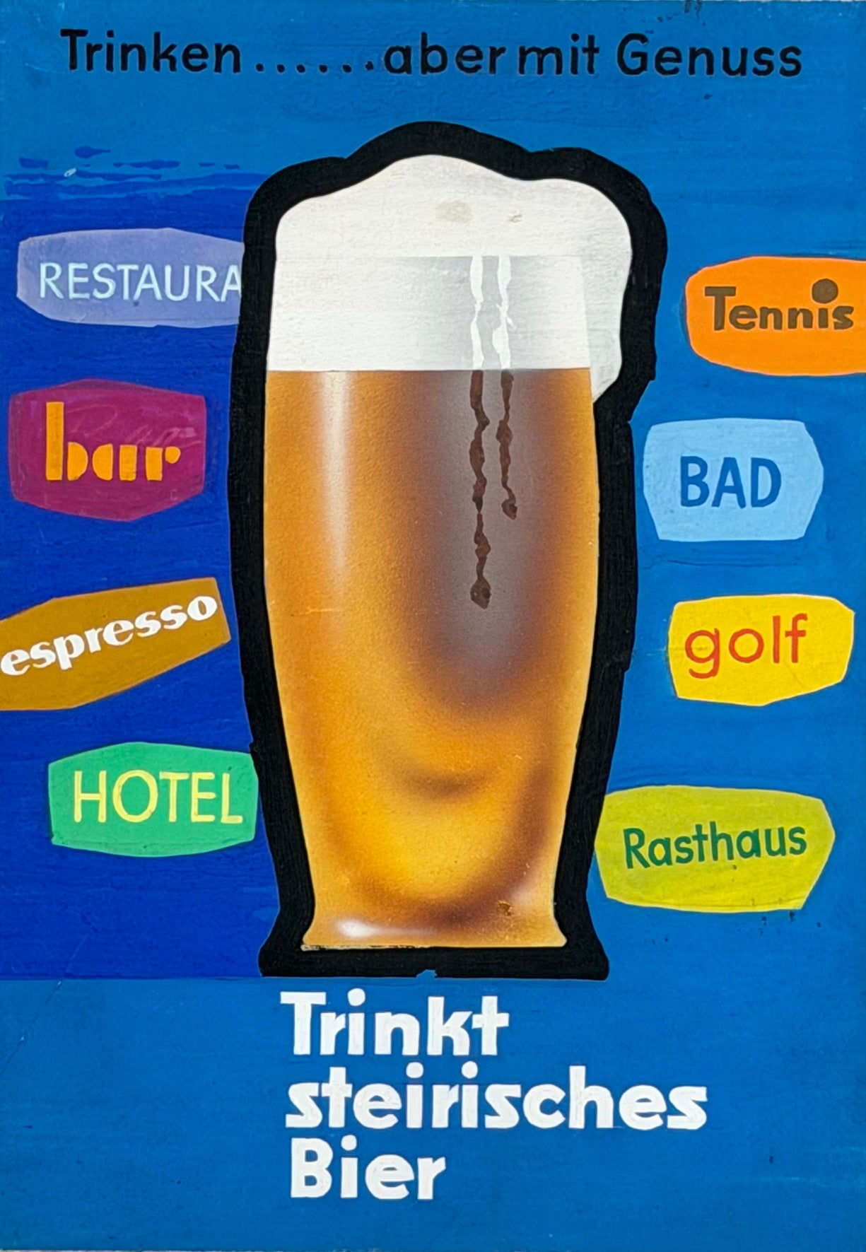 trinkt steirisches Bier