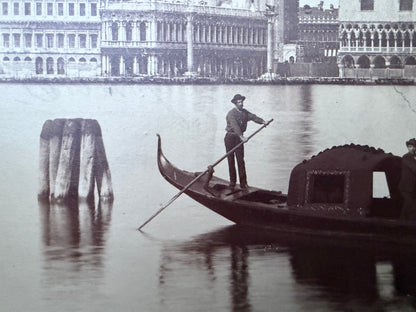 Panorama mit Gondel / Venedig