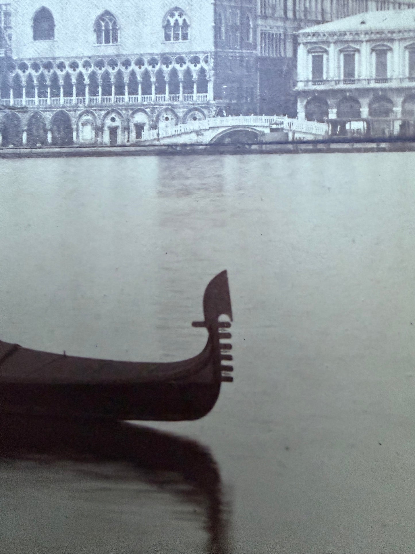 Panorama mit Gondel / Venedig