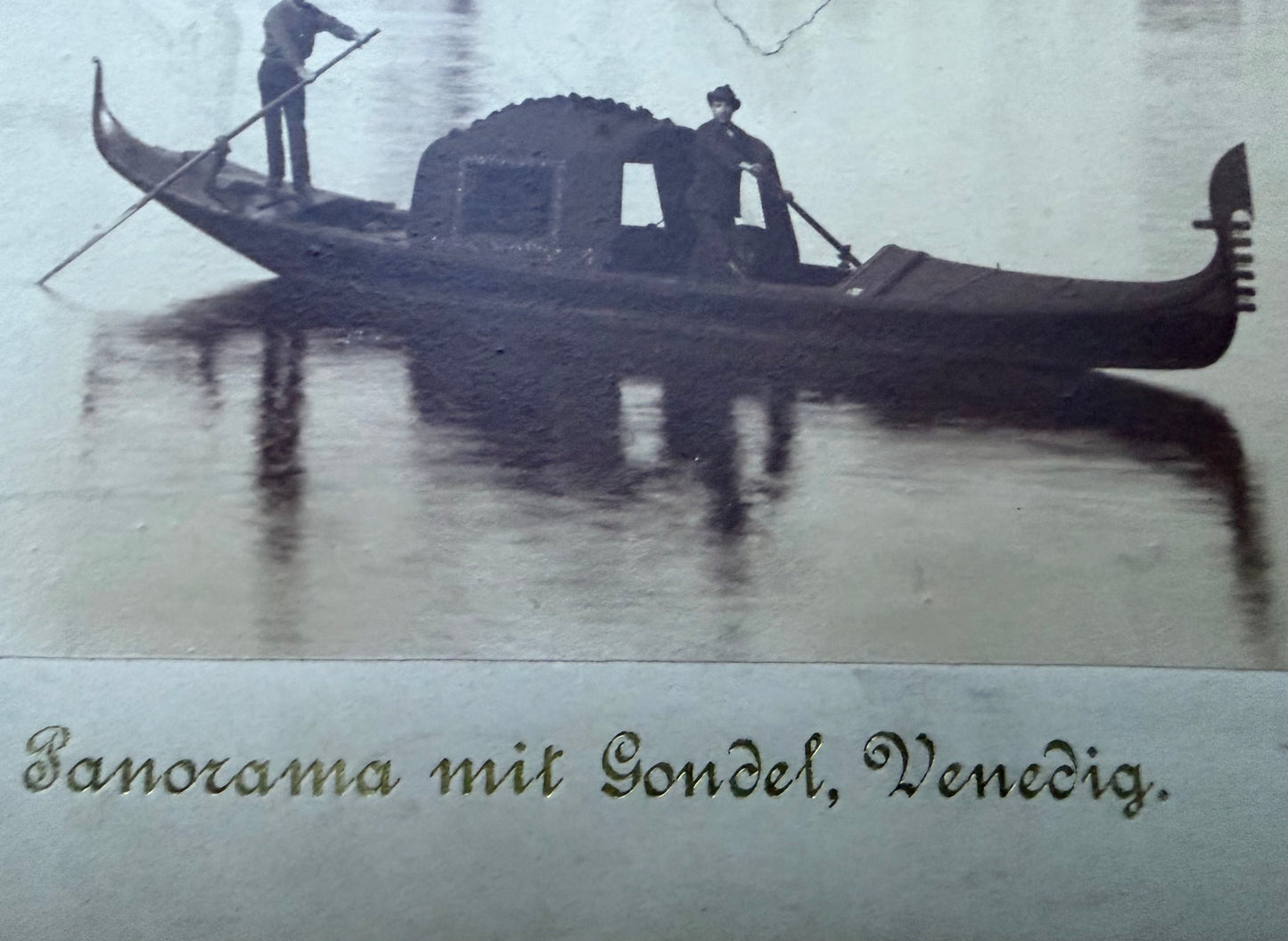 Panorama mit Gondel / Venedig