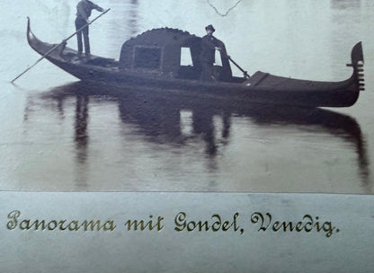 Panorama mit Gondel / Venedig